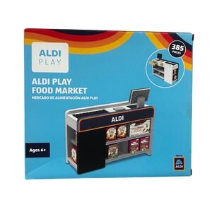 ALDI Play Food Market Playset 385 Pieces  Interactive Toy Legos Building, NEW